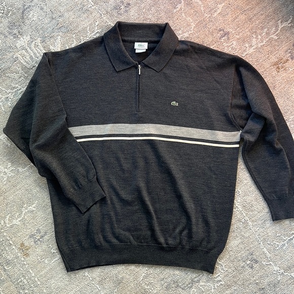 Lacoste Other - Vintage Lacoste quarter zip wool sweater